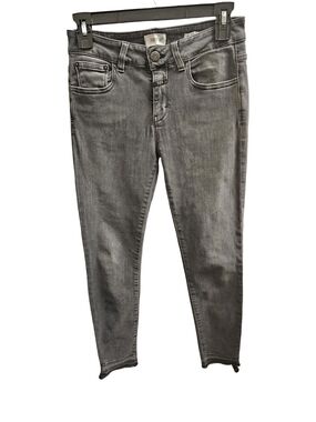 Closed Baker Jeans Womens Size 27 Gray Skinny Italian Candiani Denim Made Italy